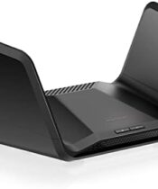 NETGEAR Nighthawk WiFi 6E Router (RAXE300) | AXE7800 Tri-Band Wireless Gigabit Speed (Up to 7.8Gbps) | New 6GHz Band | 8-Streams Cover up to 2,500 sq. ft, 40 Devices (Renewed)